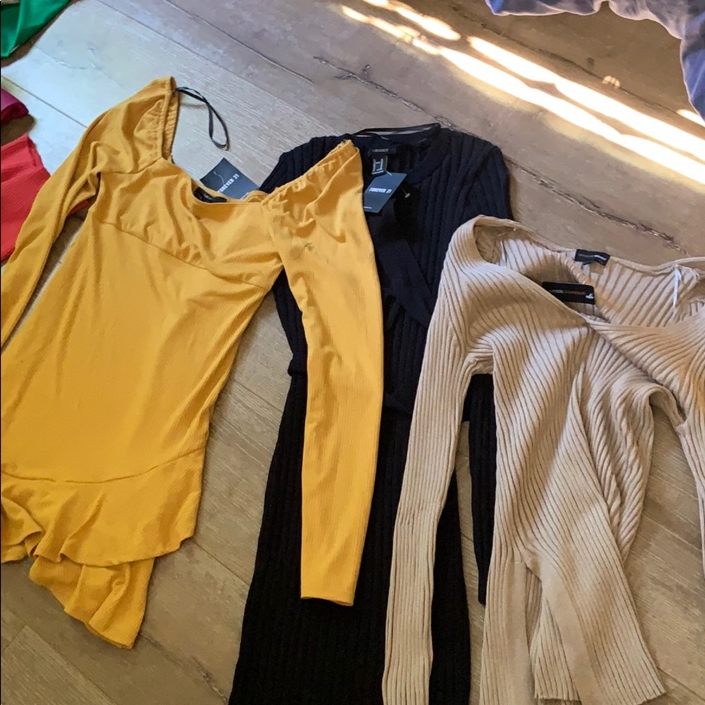 three dresses